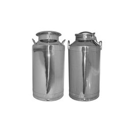 Ten Gallon Stainless Milk Cans